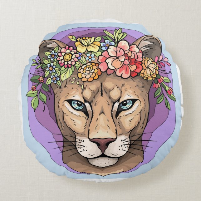 Force, grâce, férocité Coussin de chat (Devant)