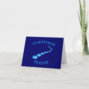 Force is Home Frisbee Card