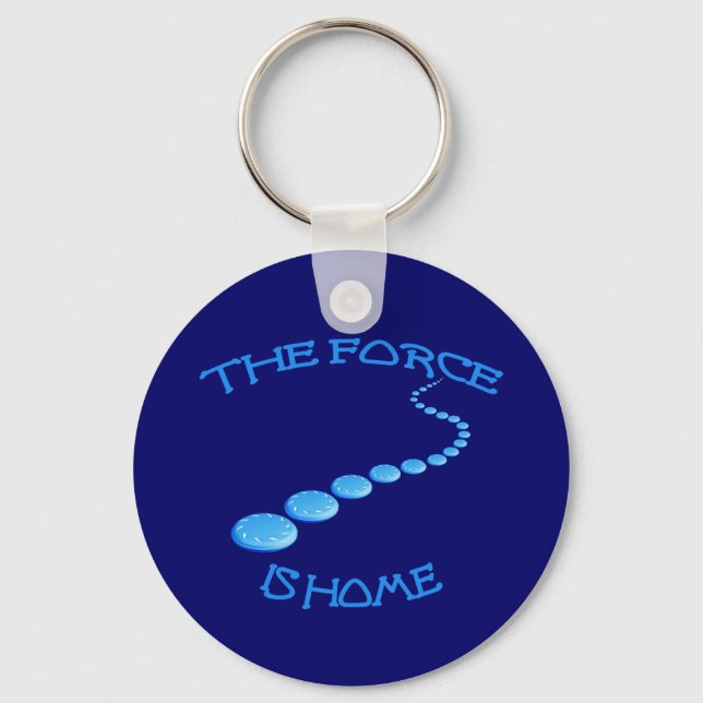 Force is Home Frisbee Keychain (Front)