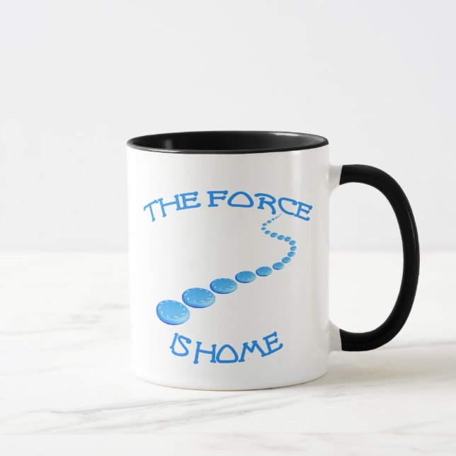 Force is Home Frisbee Mug (Right)