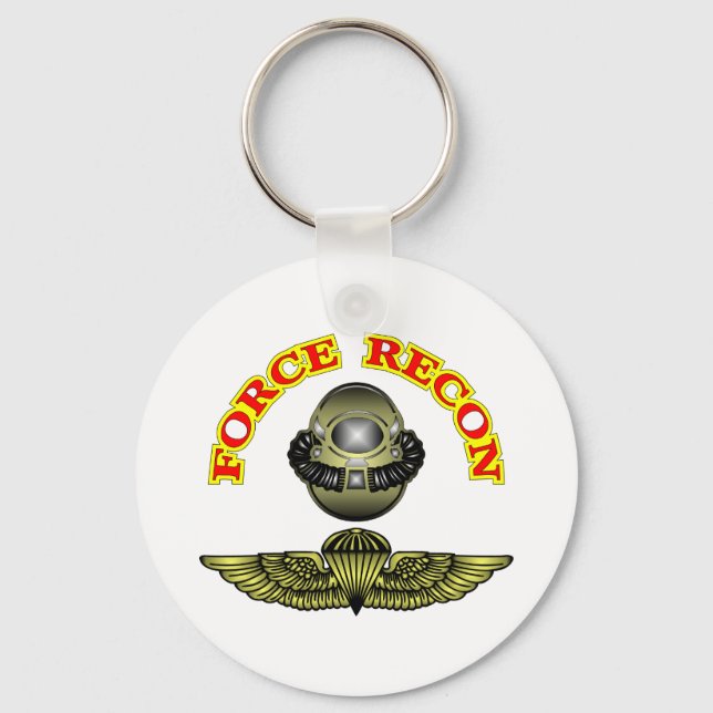 Force Recon Diver Jump Keychain (Front)