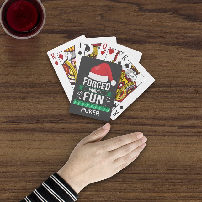 Forced Family Fun Christmas Humour Playing Cards (Creator Uploaded)