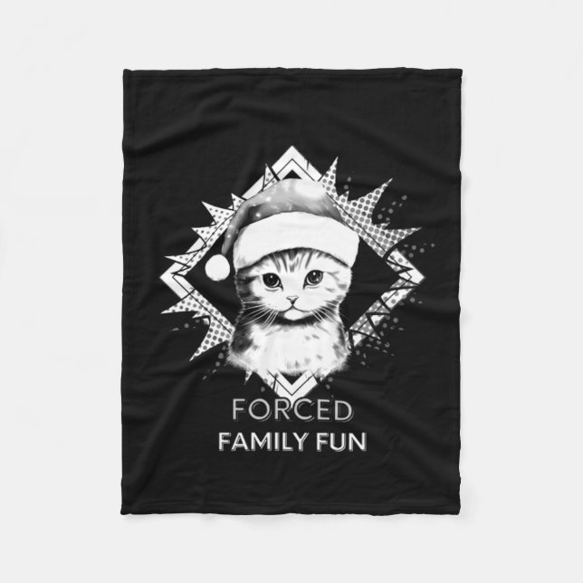 Forced Family Fun Fleece Blanket (Front)
