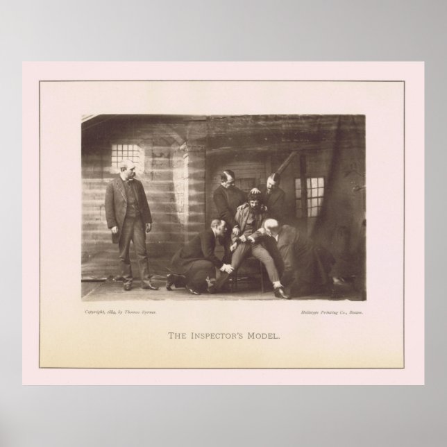 Forced Mug Shot - Victorian Era Rare Crime Photo Poster (Front)