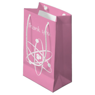 Forces attractives dans le sac cadeau Petal rose