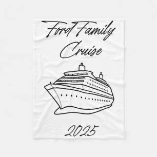 Ford Family Cruise 2025 Fleece Blanket