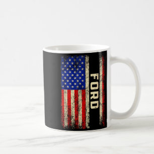 Ford Last Name Shirt Ford Name American Flag Coffee Mug