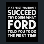 Ford Name Personalized Birthday Funny Christmas Jo Poster<br><div class="desc">Ford Name Personalized Birthday Funny Christmas Joke</div>