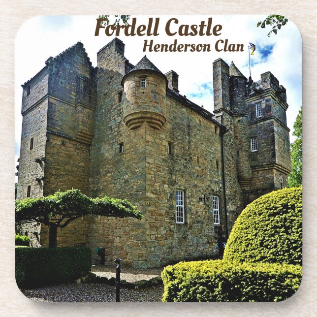 Fordell Castle – Henderson Clan Coaster (Front)