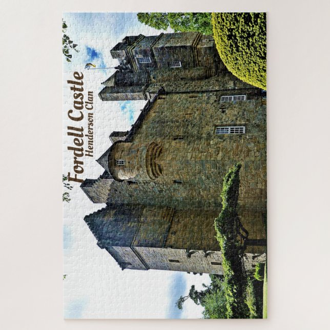 Fordell Castle – Henderson Clan Jigsaw Puzzle (Vertical)