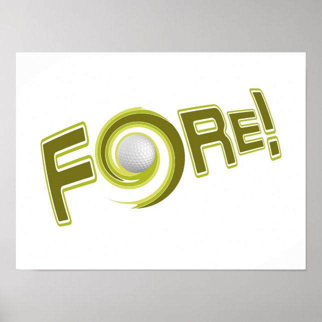 FORE!  custom poster (Front)