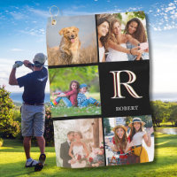 Fore Dad Photo Collage Custom Monogram Name  