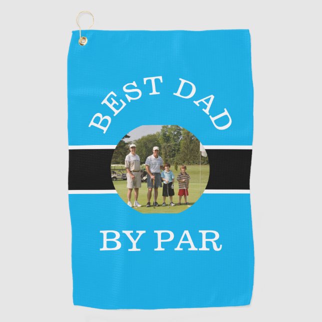 Fore the Love of Golf: Best Dad Golf Towel (Front)