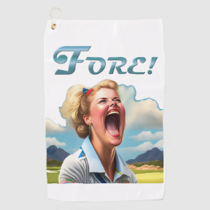 Fore! - Women's Golf Towel