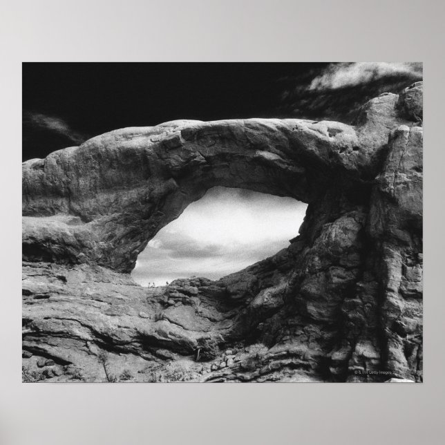 Foreboding rock formation poster (Front)
