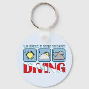 Forecast for Diving Keychain