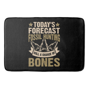  Forecast Fossil Hunting Will A Chance Of Bones Bath Mat