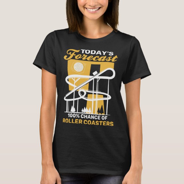Forecast Roller Coaster T-Shirt (Front)