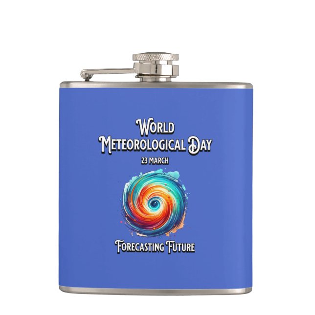 Forecasting Future.  Hip Flask (Front)