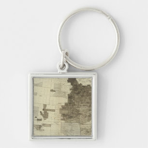 Foreign population by counties keychain