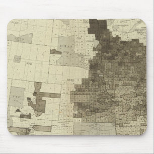 Foreign population by counties mouse pad