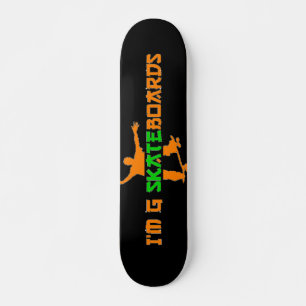 Foreign Style Font Skateboard #1