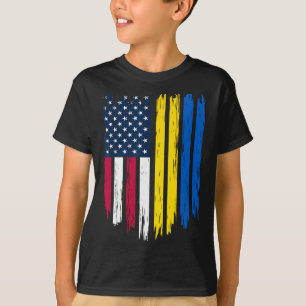 Foreigner Immigrant - Usa United States Ukraine Fl T-Shirt