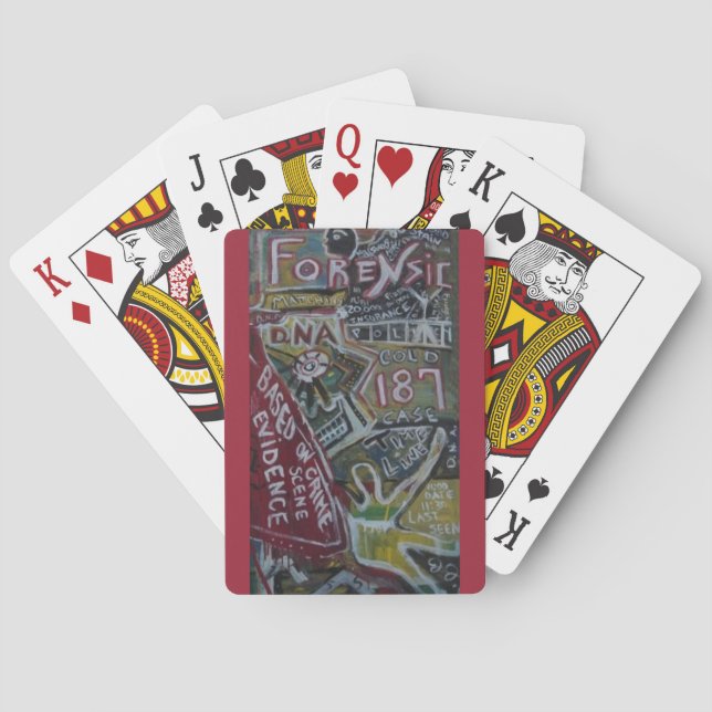FORENSIC 187 PLAYING CARDS (Back)