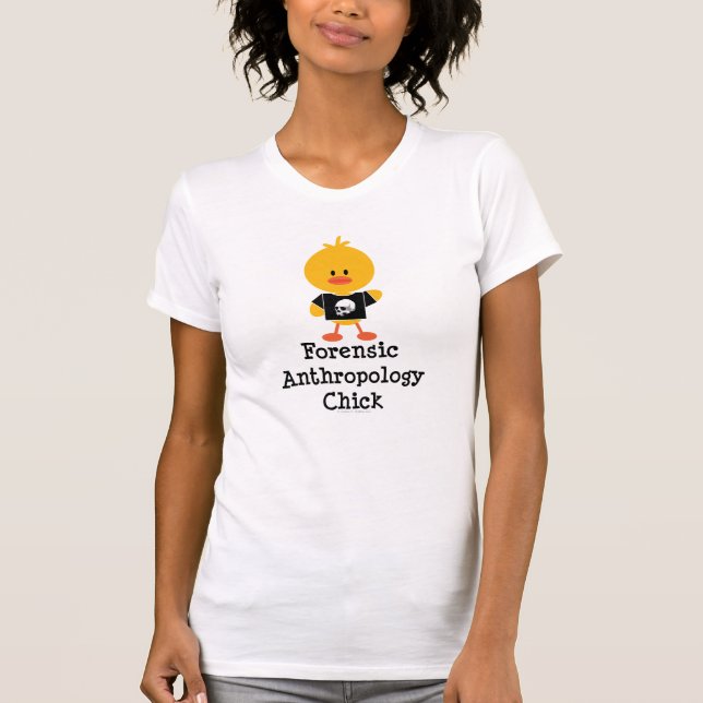 Forensic Anthropology Chick Distressed Tee (Front)