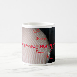 FORENSIC FINGERPRINT MORPHING MUG