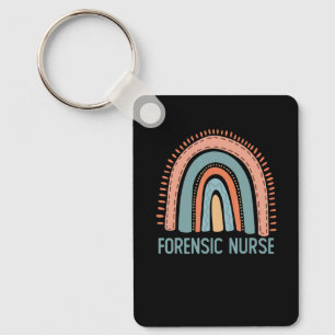 Forensic Nurse Forensic Scientist Criminalistics 4 Keychain