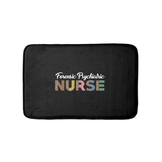 Forensic Psychiatric Nurse Bath Mat (Front)
