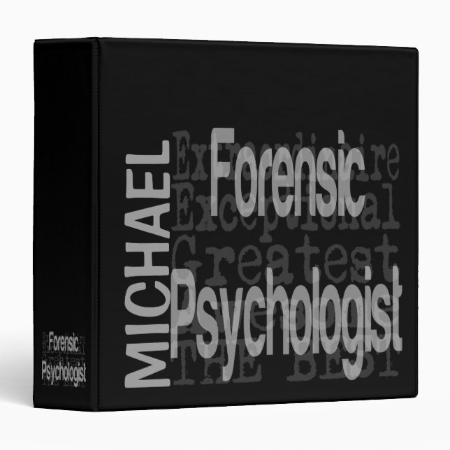 Forensic Psychologist Extraordinaire CUSTOM Binder (Front/Spine)