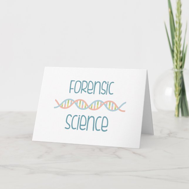 Forensic Science Card (Front)