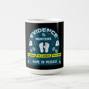 Forensic science criminalistics investigator  coffee mug