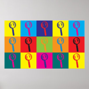 Forensic Science Pop Art Poster