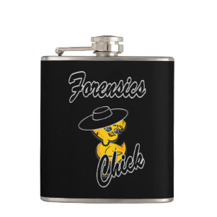Forensics Chick #4 Hip Flask