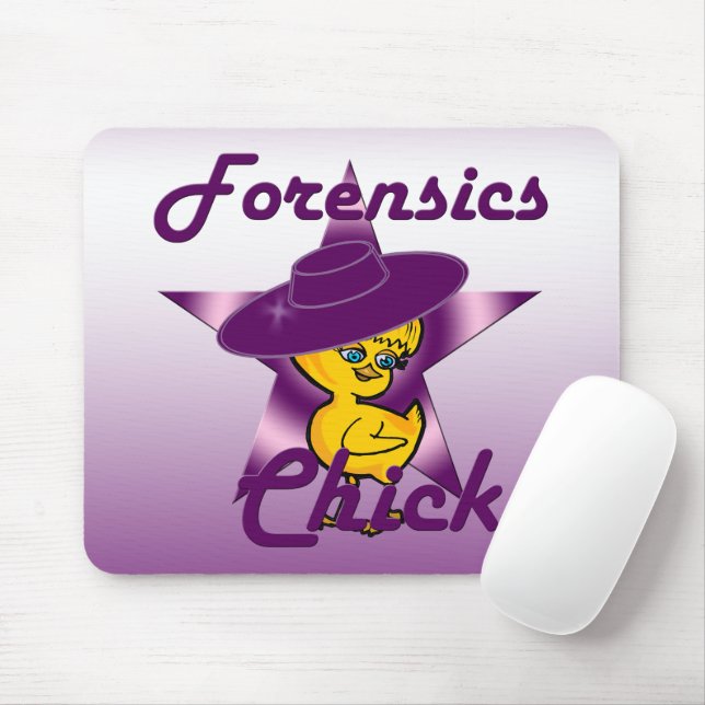 Forensics Chick #9 Mouse Pad (With Mouse)