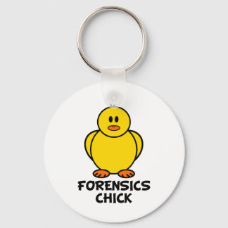 Forensics Chick Keychain