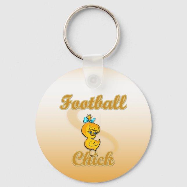 Forensics Chick  Keychain (Front)