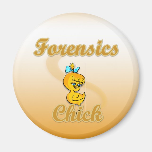 Forensics Chick  Magnet (Front)