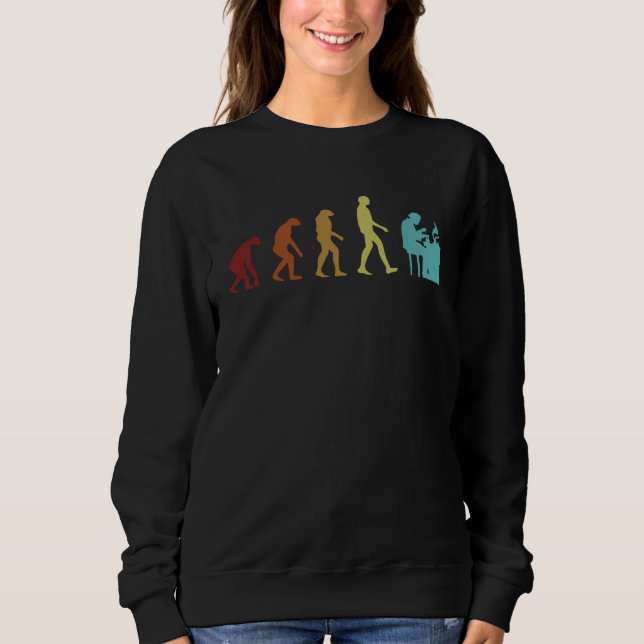 Forensics Evolution Psychology Science Forensic Sc Sweatshirt (Front)