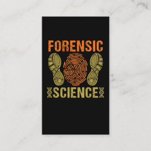 Forensics Scientists DNA Forensic Detective Business Card