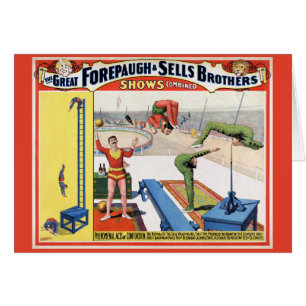 Forepaugh & Sells Brothers Vintage Circus Poster