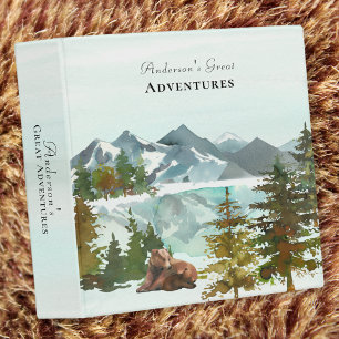 Forest Adventure Begins Rustic Bears Binder