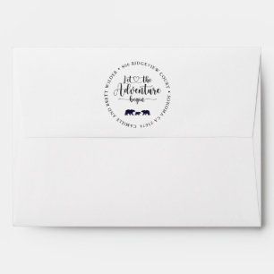 Forest Adventure Woodland Bears Envelope