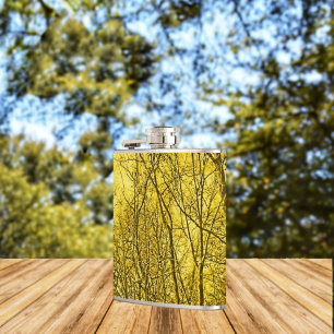 Forest Aglow Hip Flask