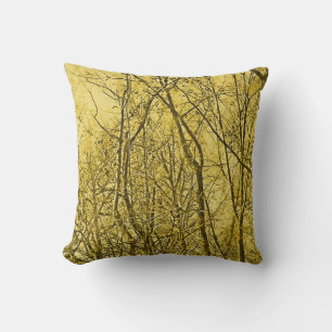 Forest Aglow Throw Pillow