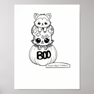 Forest and Archer Color Your Own Poster