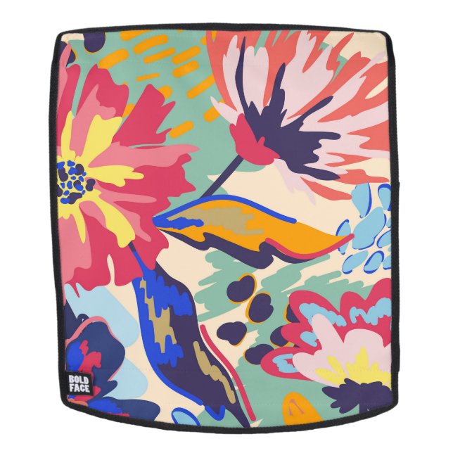 Forest and roses backpack (Removable Face)